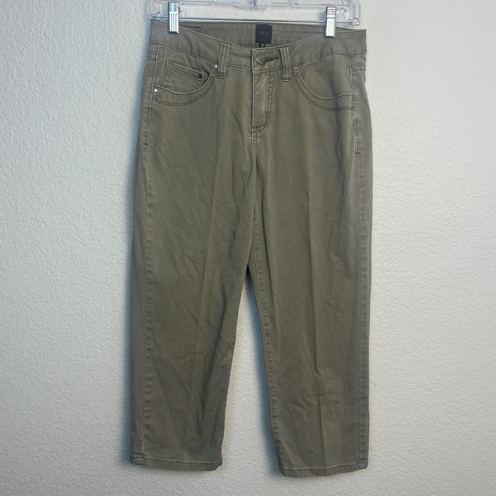Jag Western Glove Works Jeans Womens 4 Green Denim Cotton Stretch Classic‎ Fit